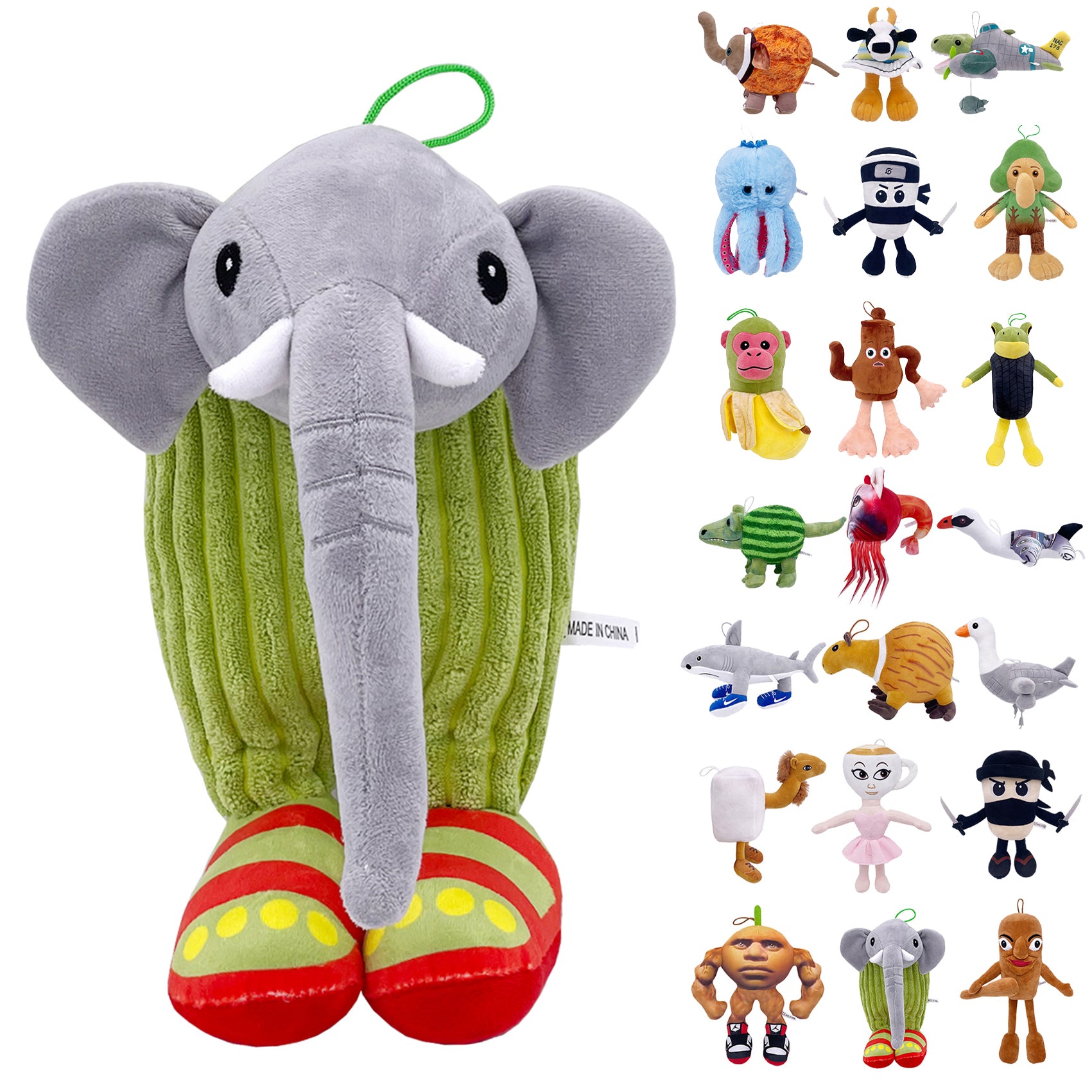 Italian Brainrot tung tung tung Sahur Game Plush Toy Doll