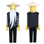 Kid's Ninjago Master Wu Costume Cosplay Party Carnival Adult