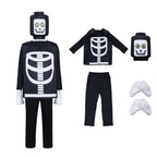 Kid's Ninjago Skulkin Skeleton Costume Cosplay Party Carnival Adult