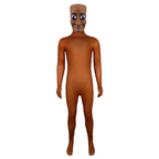 Titan Clockman Skibidi Toilet Jumpsuit Carnival Cosplay Costume For Kids