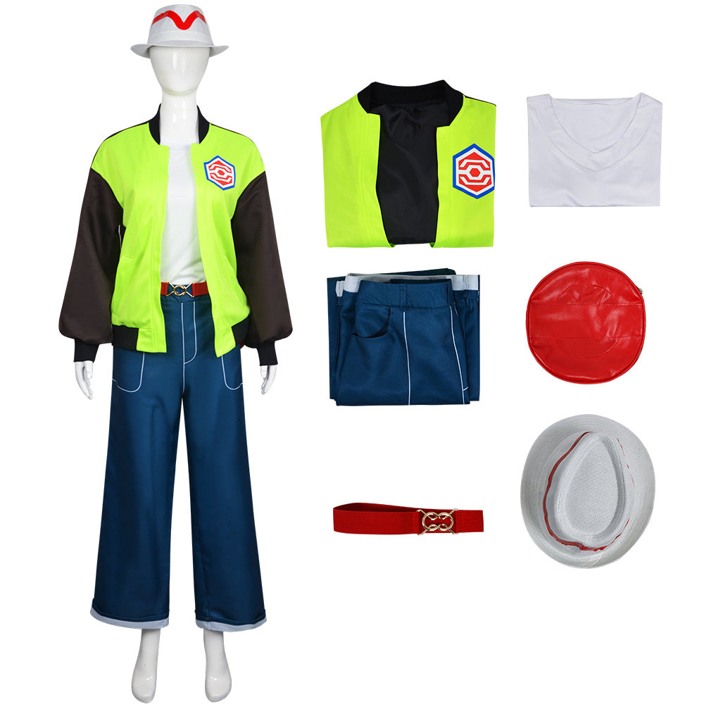 Paxton Harmony Pokémon Legends: Z-A Cosplay Costume Carnival Suit Adult