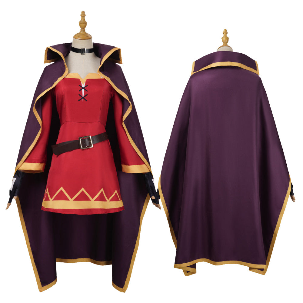 Megumin Cosplay Costume KonoSuba Halloween & Anime Convention Outfit