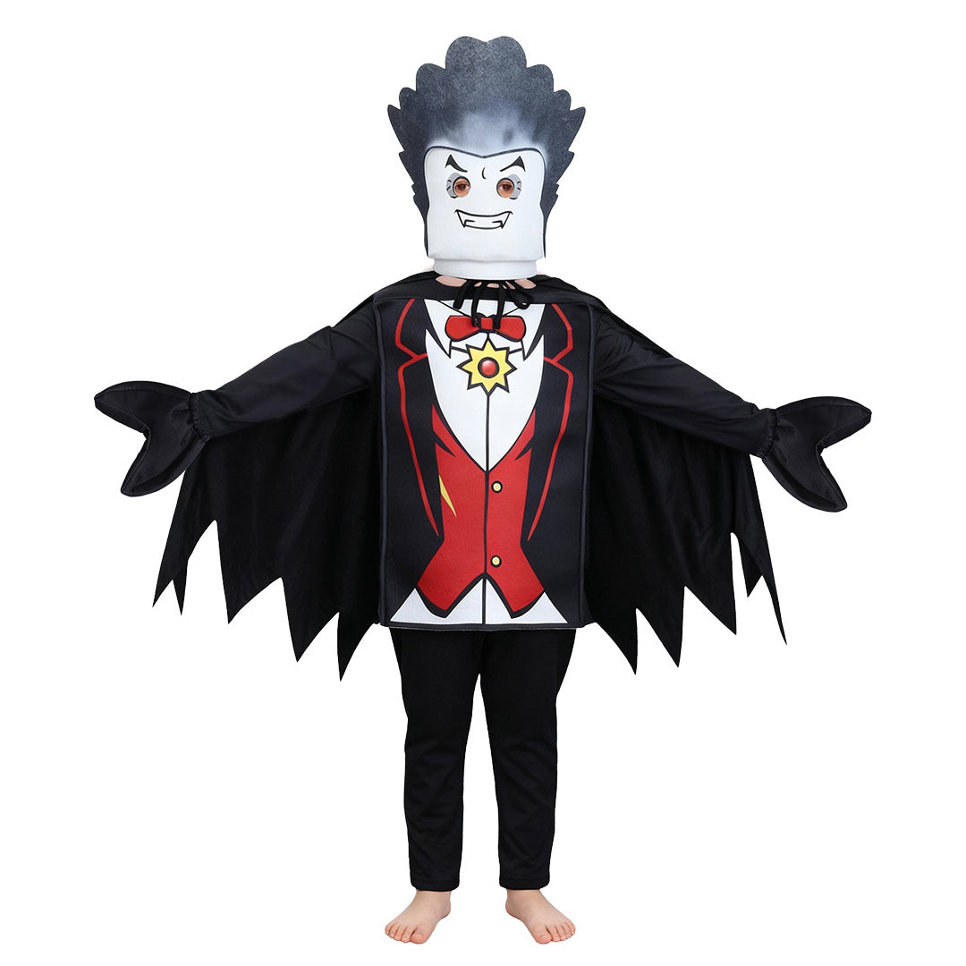 Ninjago Lord Garmadon Vampire Count Kids Cosplay Costume Stage Performance Outfit