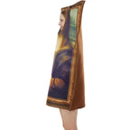 Spoof Murals Mona Lisa Artist Costume Funny Novelty Halloween - Azufun