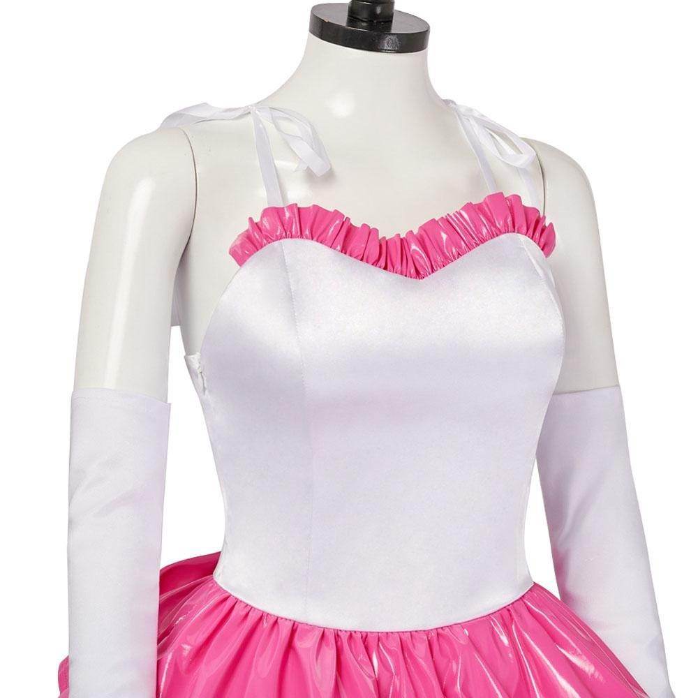 70s Perfect Blue Mima Kirigoe Cosplay Costume Red and Pink Dresses for Women - Azufun