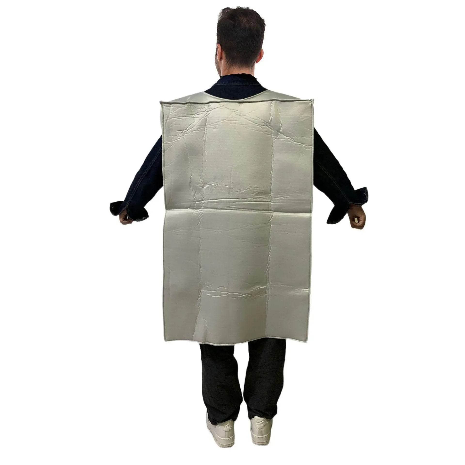 Adult Spoof Supermarket vending machines Funny Novelty Halloween Cosplay Costume - Azufun