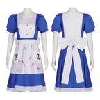 Alice Madness Returns Maid Cosplay Costume Outfit Halloween Carnival Suit - Azufun