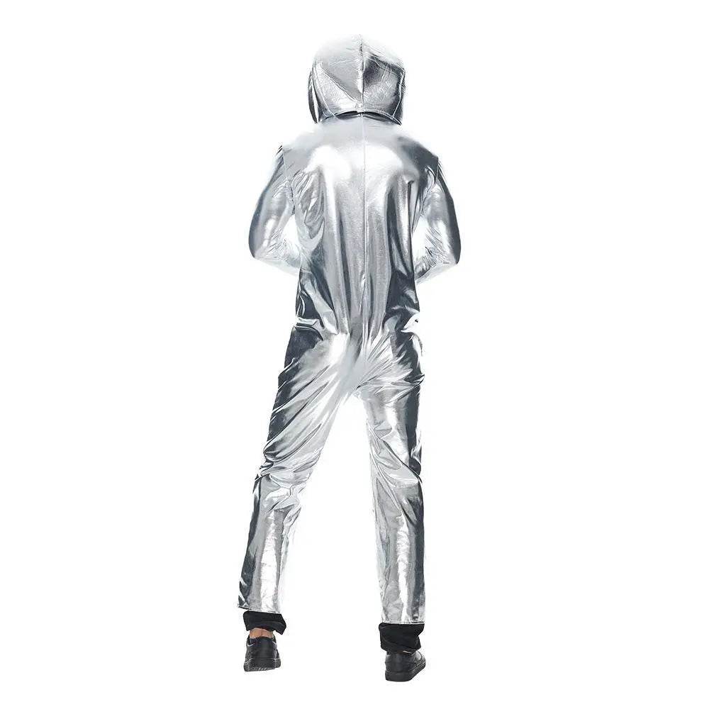Alien Funny UFO Astronaut Cosplay Costume Outfits Halloween Carnival Suit - Azufun
