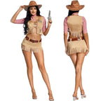 American Western pioneer cowboy Halloween Costume - Azufun