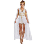 Ancient Greek Goddess Cleopatra Athena Cosplay Costume Medieval Dress - Azufun