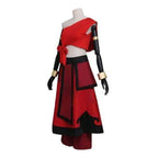 Anime Avatar The Last Airbender Katara Fire Nation Cosplay Costume Halloween Party Outfits Dress For Women - Azufun
