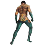 Aquaman 2 Costume Arthur Cosplay Bodysuit Halloween Fancy Cosplay Carnival Suit - Azufun