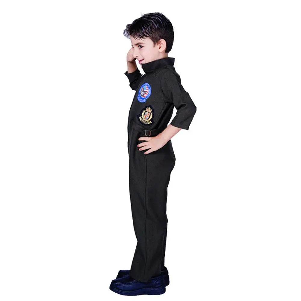 Astronaut Space Suit Kids 70s Costumes Cosplay Party Carnival - Azufun