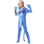 Avatar: The Way of Water Cosplay Costume kids zentai costume jumpsuit - Azufun