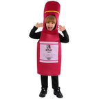 Beer Wine red Bottle Cosplay Costume Children's Day and School Festival Performance Outfit - Azufun