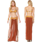 Leia Costumes Princess Slave Queen Dress Star Wars Cosplay Halloween