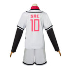 Blue Lock Sae Itoshi Cosplay Anime Costume Football Uniform Set - Azufun