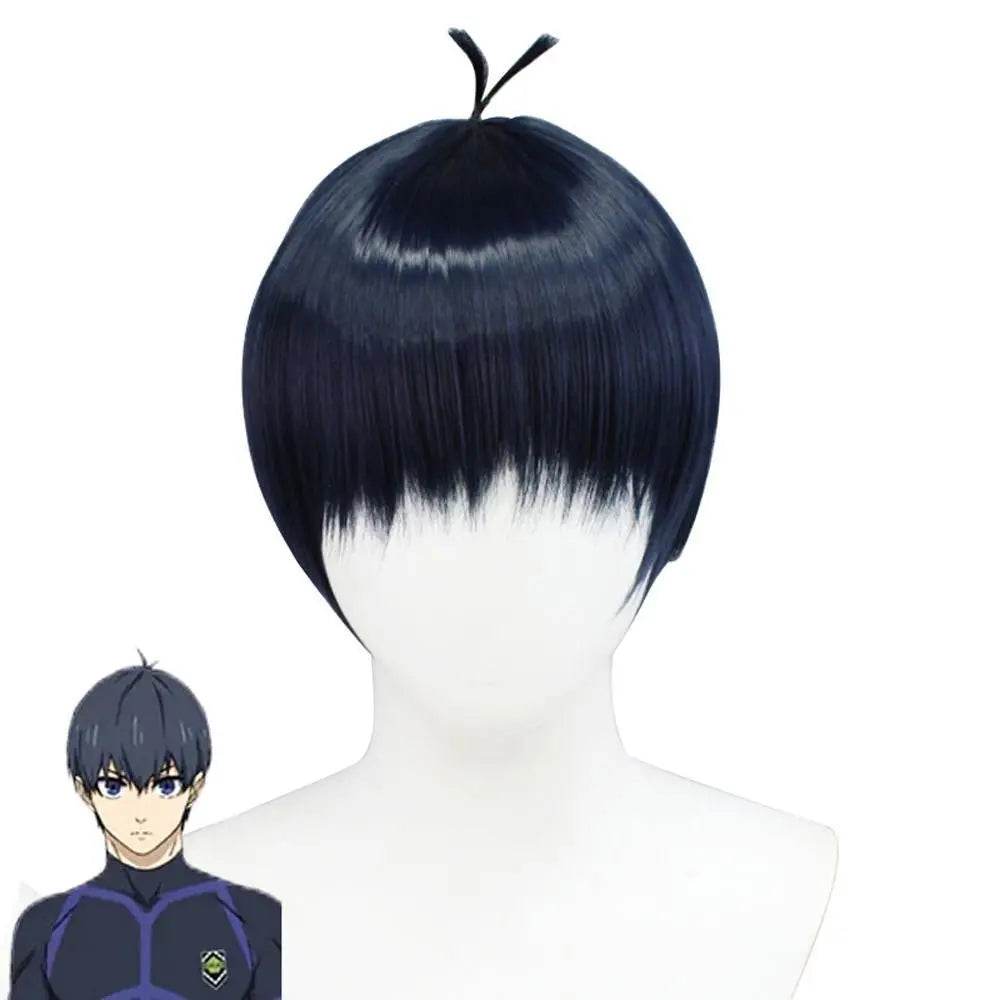 Chigiri Hyoma Cosplay Wig Bachira Meguru Hair Blue Lock costume wigs - Azufun