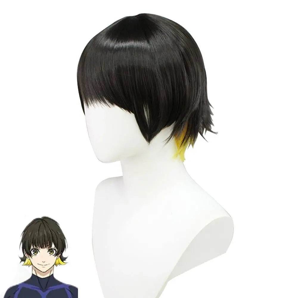 Chigiri Hyoma Cosplay Wig Bachira Meguru Hair Blue Lock costume wigs - Azufun