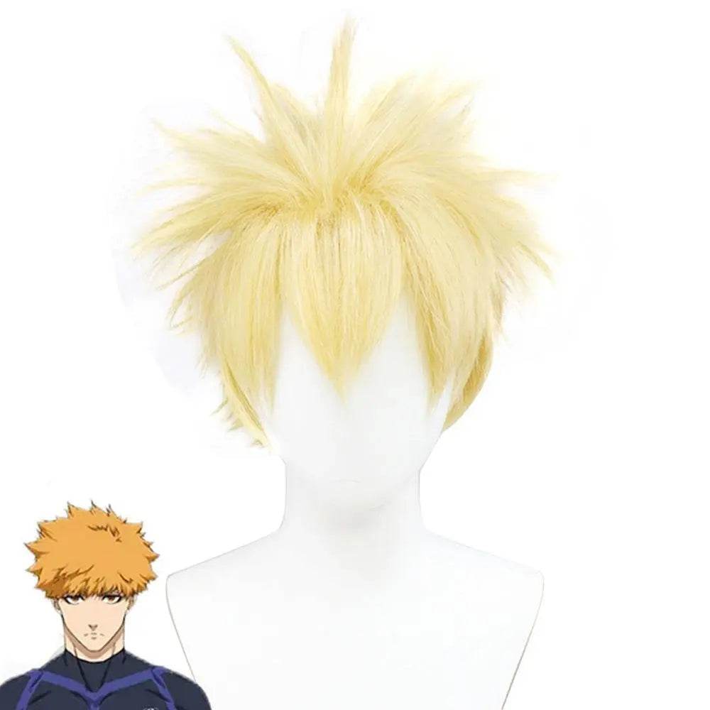 Chigiri Hyoma Cosplay Wig Bachira Meguru Hair Blue Lock costume wigs - Azufun