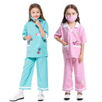 Child Unisex Doctor Dress-up Veterinarian Role Play Halloween Costumes for kids - Azufun