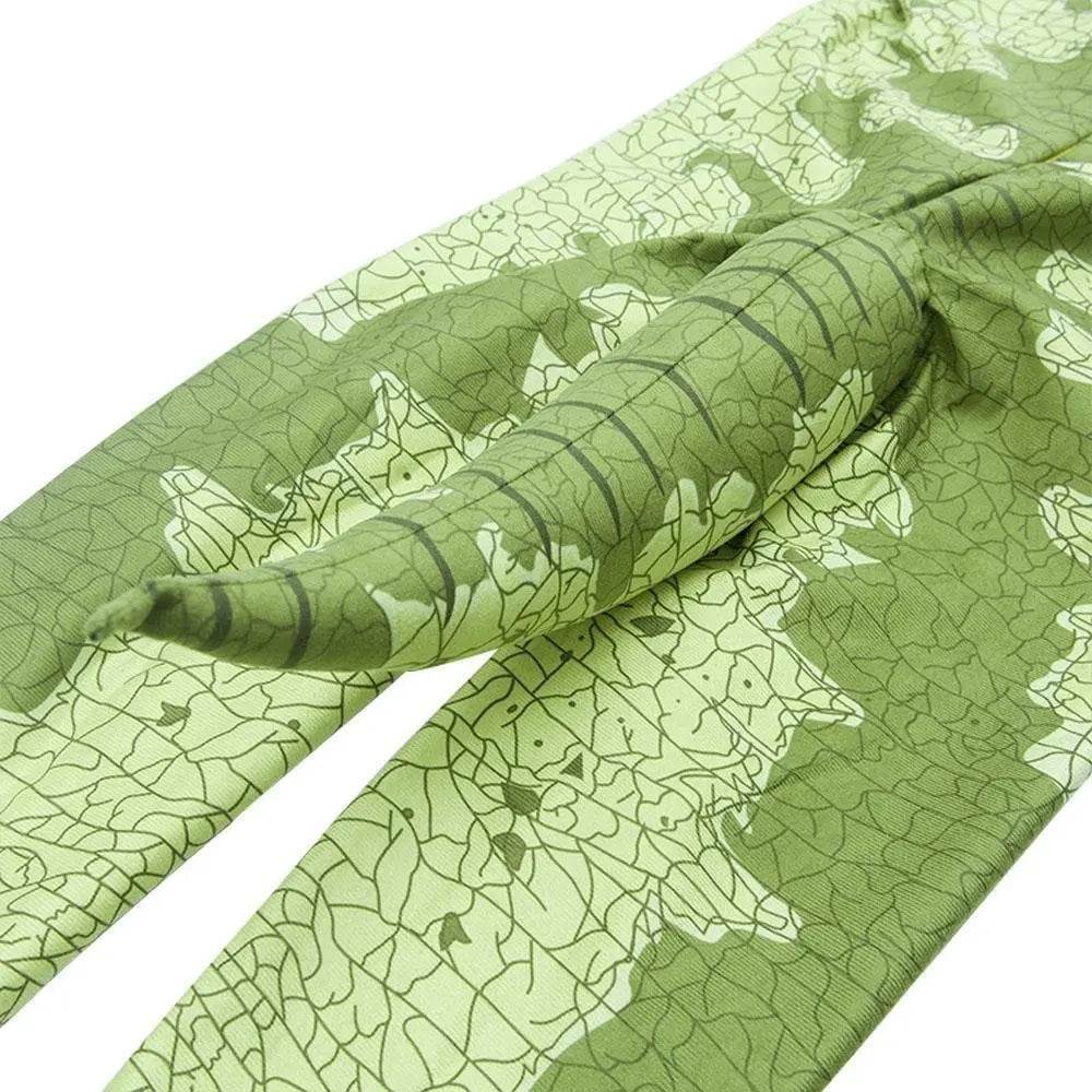 Child's Triceratops Dinosaur Cosplay Costume Jumpsuit Halloween Dress Up for Kids - Azufun