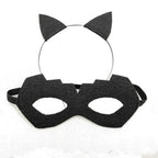 Children's Catwoman Costume Dark Knight 4-piece set Kids - Azufun