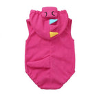 Children's Costume Cute Dinosaur Rose Red Shape One-piece Romper - Azufun