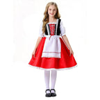 Children's Day Halloween kindergarten Little Red Riding Hood show costume family performance - Azufun
