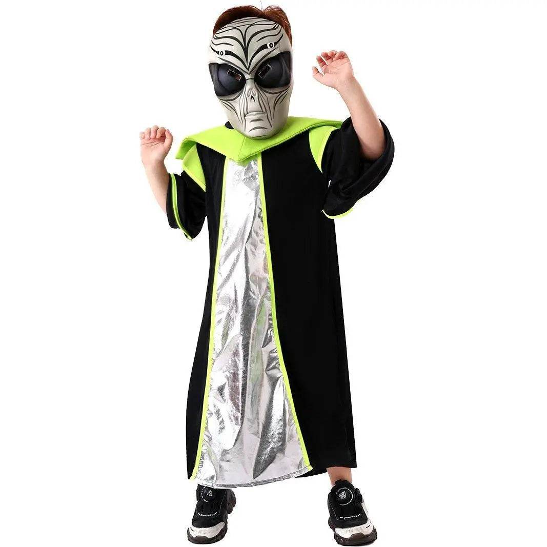 Children's ET Alien Cosplay Costume Halloween and Kindergarten Party Outfit - Azufun