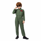 Children's Fighter Pilot Costume Halloween Carnival and Kindergarten Performance Jumpsuit - Azufun