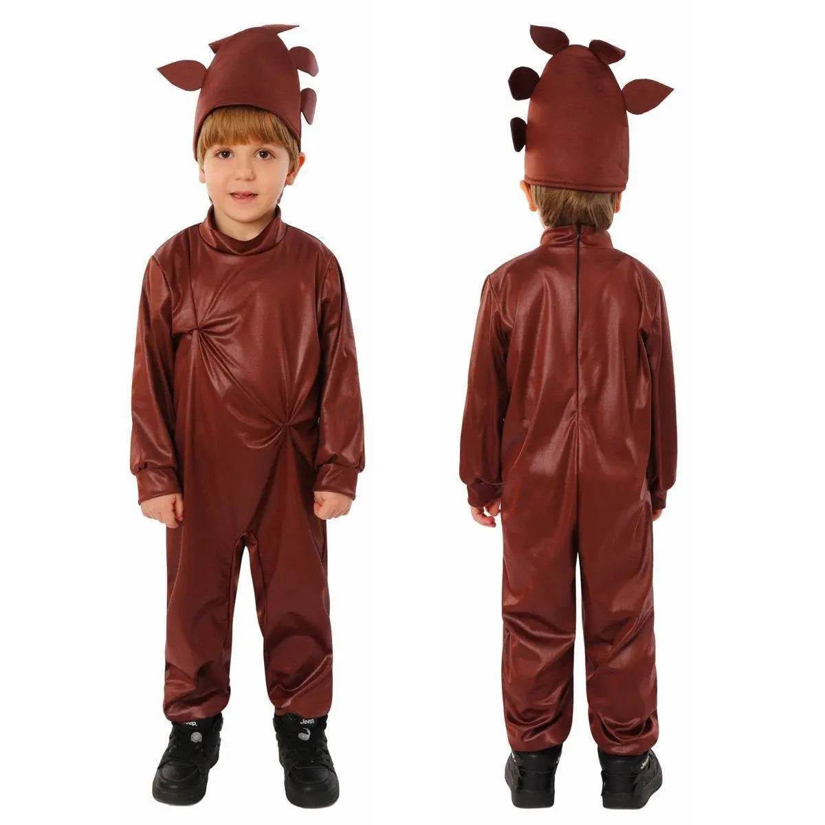 Chocolate Sauce Kids Funny Stage Performance Cosplay Costumes Halloween - Azufun