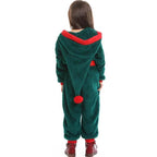 Christmas Family Matching Costume Onesies Hooded Pajamas Jumpsuit - Azufun