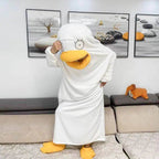 Christmas Pajamas Gintama Elizabeth Duck Blanket Unisex One-piece Bathrobe Nightgown - Azufun