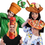Couple Funny Plant Food Cosplay Hat Halloween Performance Props - Azufun