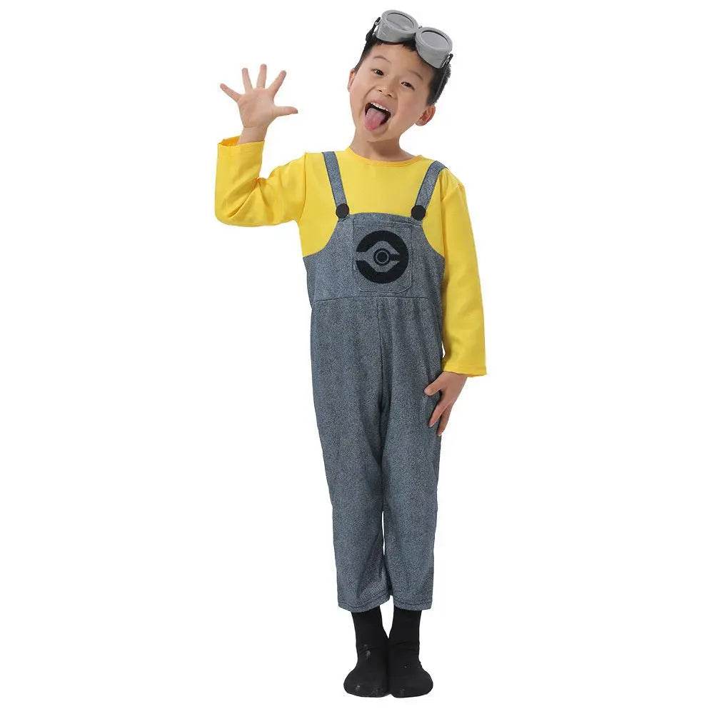 Despicable Me Minions Kids Children Cartoon Cosplay Costume Boys Girls - Azufun