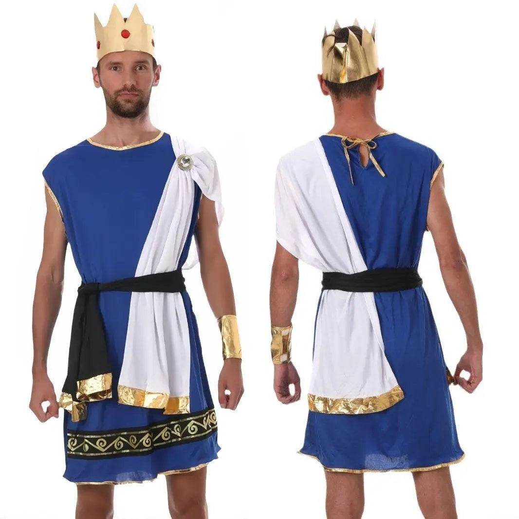 Egyptian King Party Carnival Masquerade Halloween Costumes for Adult - Azufun