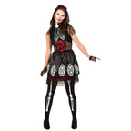Fever Day of the Dead Bridal Bride Costume Fancy Dress - Azufun