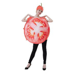Fruit Sliced Vegetable Tomato women Halloween carnival costume for Adult - Azufun