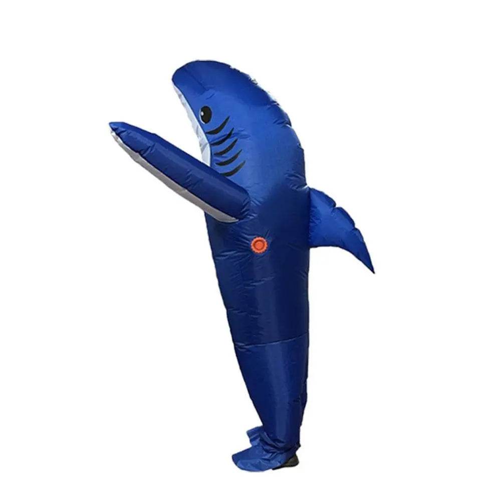 Funny inflatable shark costume Halloween Party for Adult Kids - Azufun