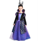 Girl's Twilight-Princess Costume Medieval Purple Court Dress Cosplay Costume - Azufun