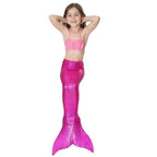 Girls Kids Mermaid Tail Swimwear Bikini Set Swimsuit Swimming Costume - Azufun