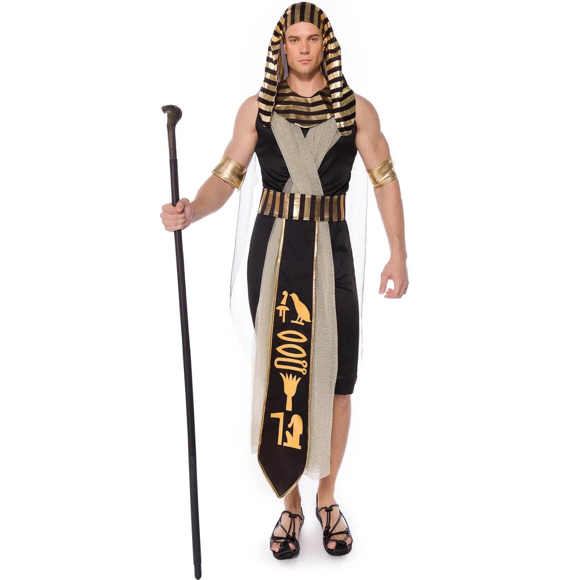 Greek Goddess Prince Couples Costume Halloween Outfits Cosplay Party Carnival - Azufun