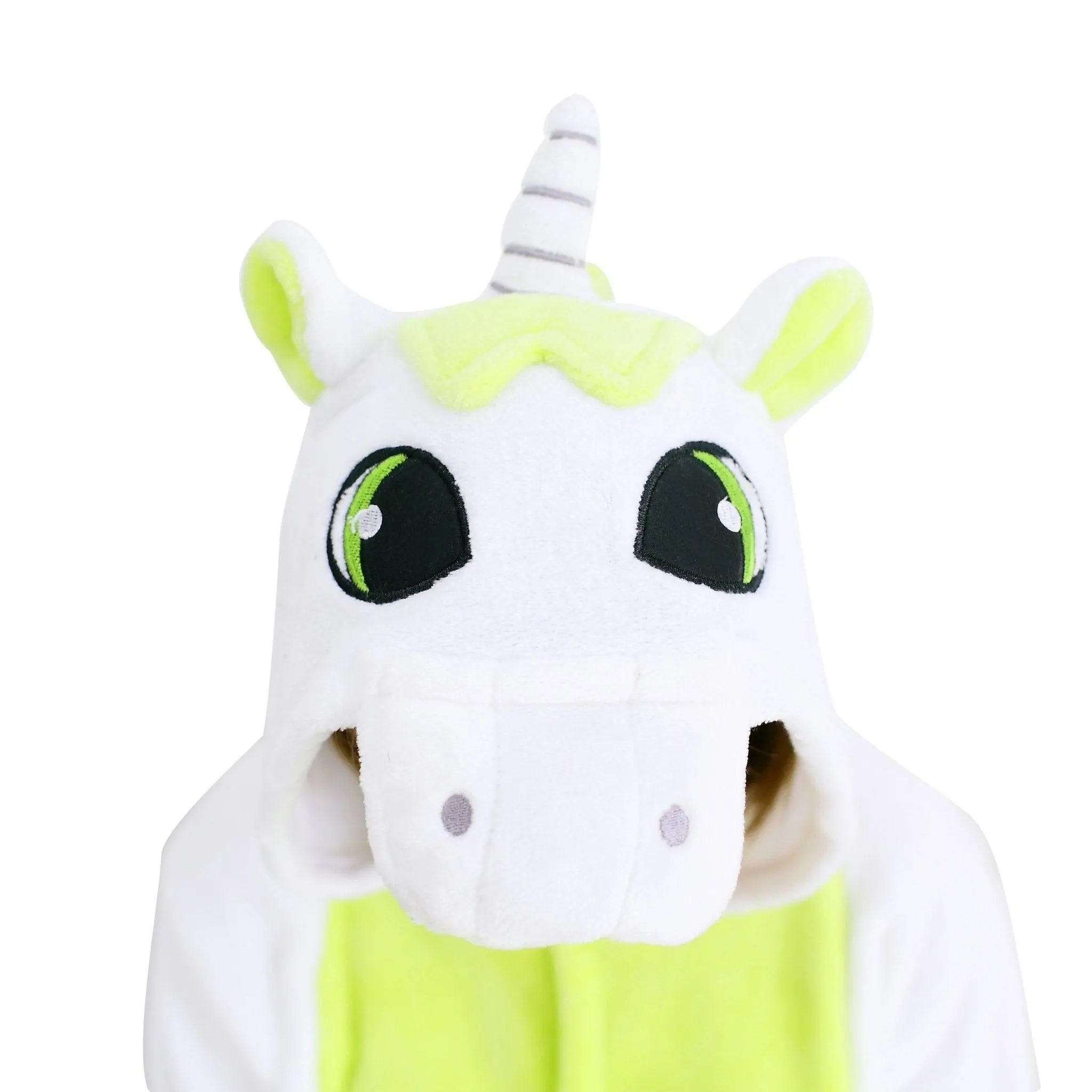 Green Unicorn Pegasus Kigurumi Adult Onesies Costume Pajamas - Pajamasbuy