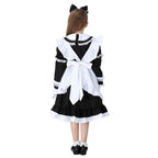 Halloween Alice Dress Girl's Princess Costume Maid Dress for kids - Azufun