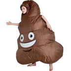 Halloween Emoji Poop Inflatable Party Stage Performance Cosplay Costume - Azufun