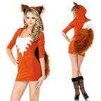 Halloween Fox Cosplay Costume For Women Female - Azufun
