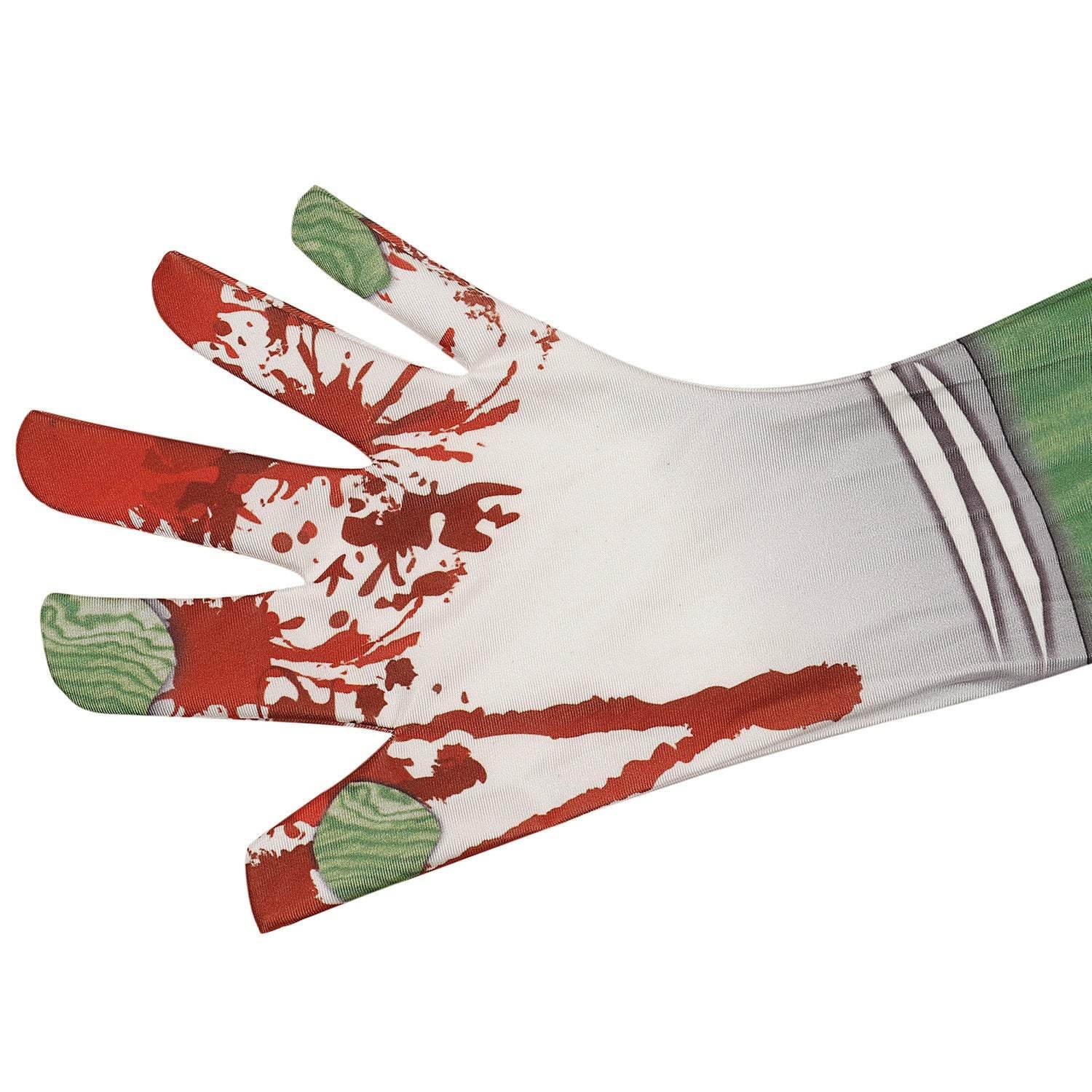 Halloween Masquerade Elastic Clown Cosplay Costume Polyester Bodysuit - Azufun