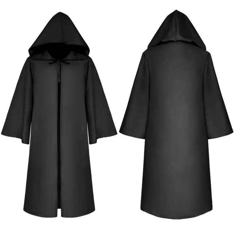 Halloween Medieval Bleach Cloak Cosplay Star War Jedi Knight Anakin Costumes for Adult - Azufun