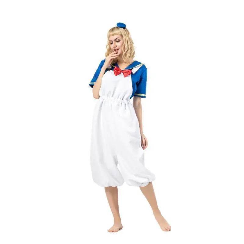 Halloween Sailor Suit Donald Duck Matching Family Cosplay Costume - Azufun